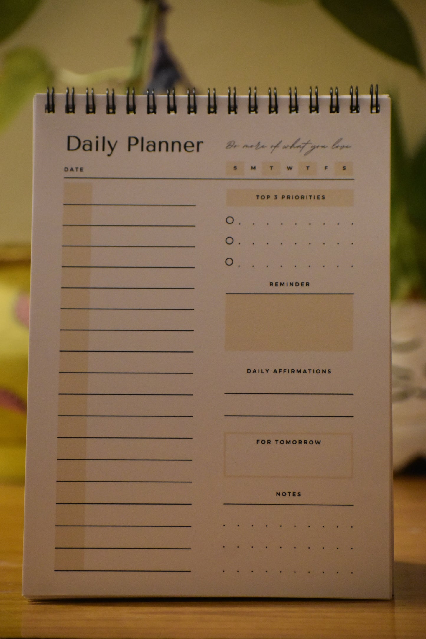 Daily Planner notepad